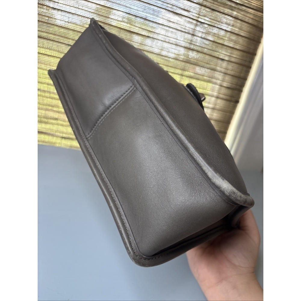 Vintage Coach Willis 9927 gray leather Crossbody Costa Rica soft hang Tag (S7) - Picture 9 of 16